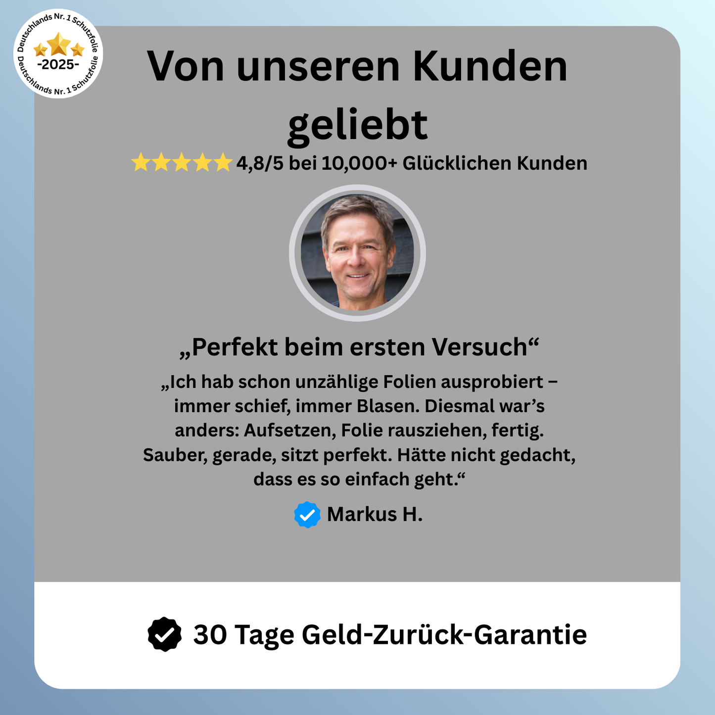 3 in 1 Schutzfolie Samsung-S