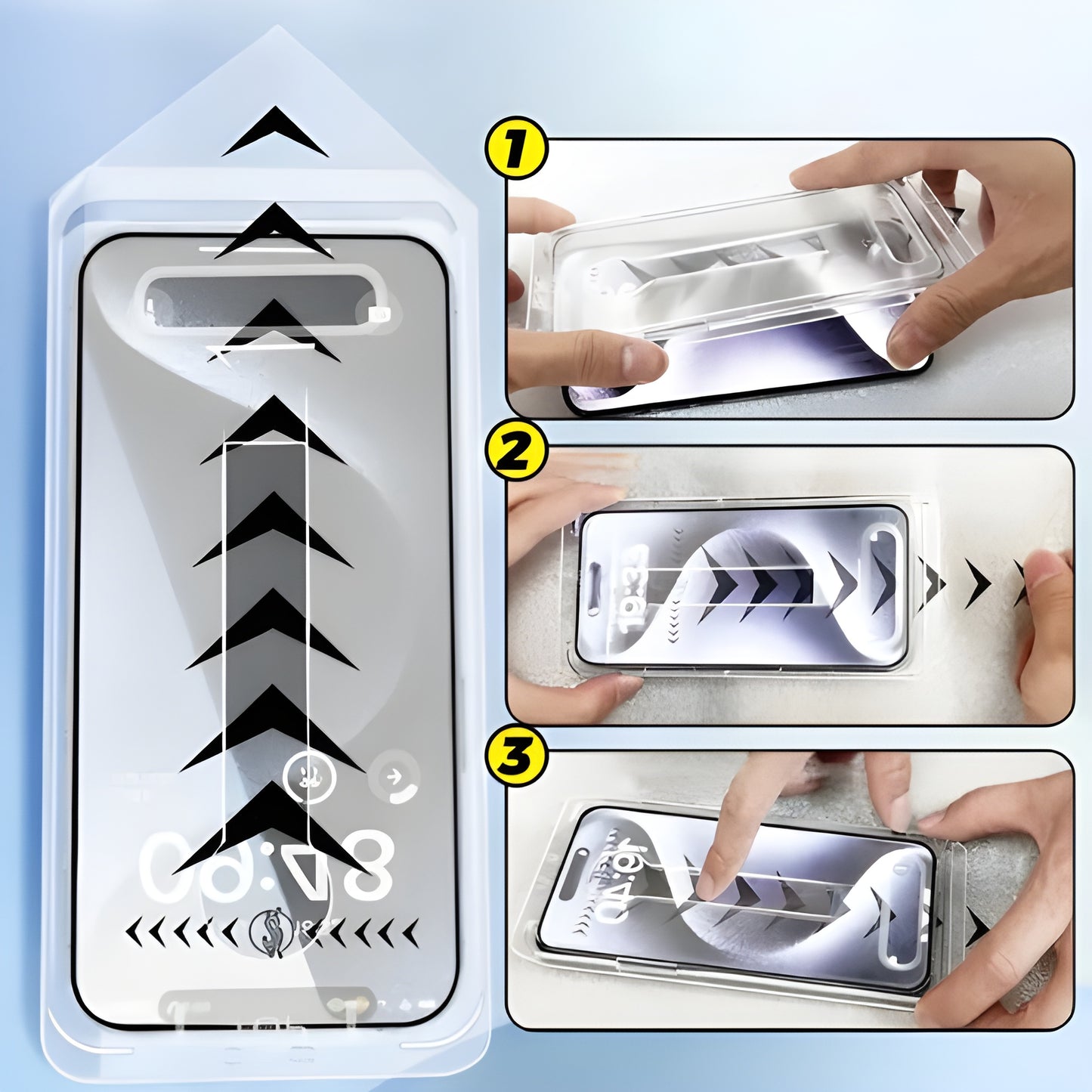 3 in 1 Schutzfolie iPhone